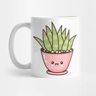 Pink Pot Cute Kawaii Succulent Desert Cactus Mug